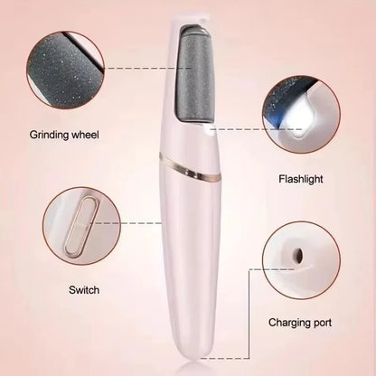 Rechargeable Electric Foot Grinder – 2 Rollers