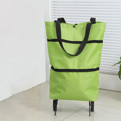 Foldable Shopping Trolley Bag with Wheels