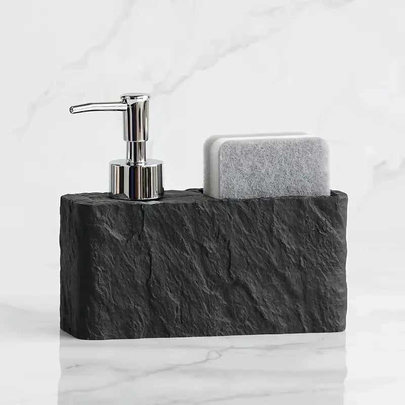 Soap Dispenser with Sponge Holder for an Organized Kitchen &amp; Bathroom