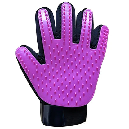 Silicone Pet Hair Removal Gloves - Multicolor