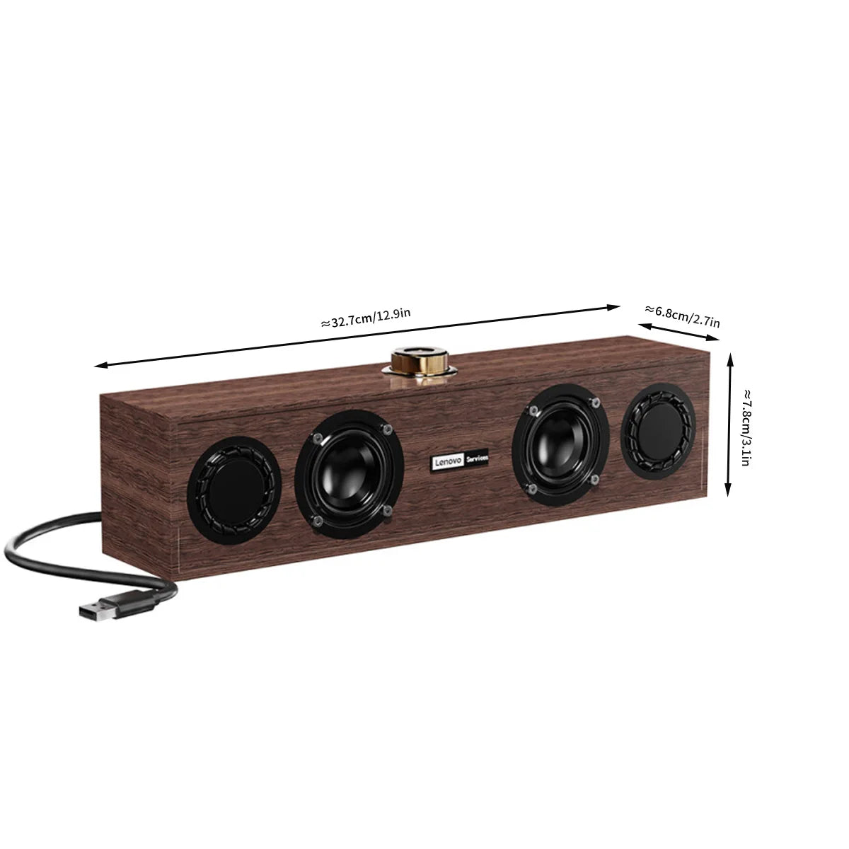 Lenovo C02 Bluetooth Multimedia Speaker Wired &amp; Wireless Retro Speaker