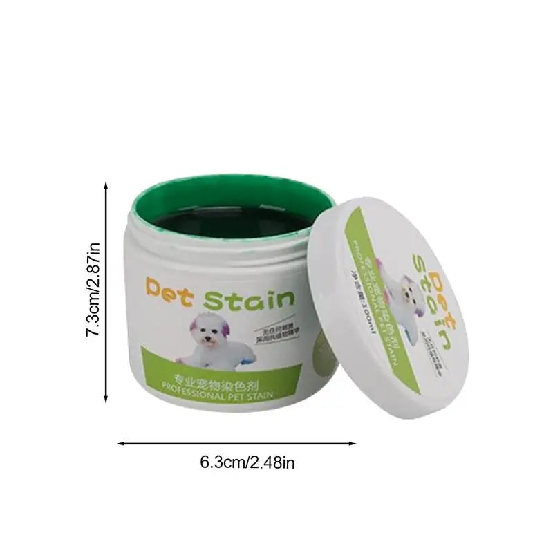 Pet Hair Dye Cream 100ML | Plant-Based, Safe &amp; Vibrant Colors for Cats &amp; Dogs