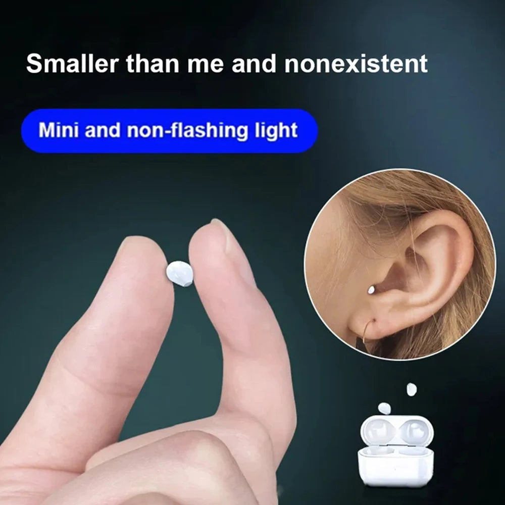 Mini Invisible Bluetooth Earbuds Wireless In-Ear Headphones