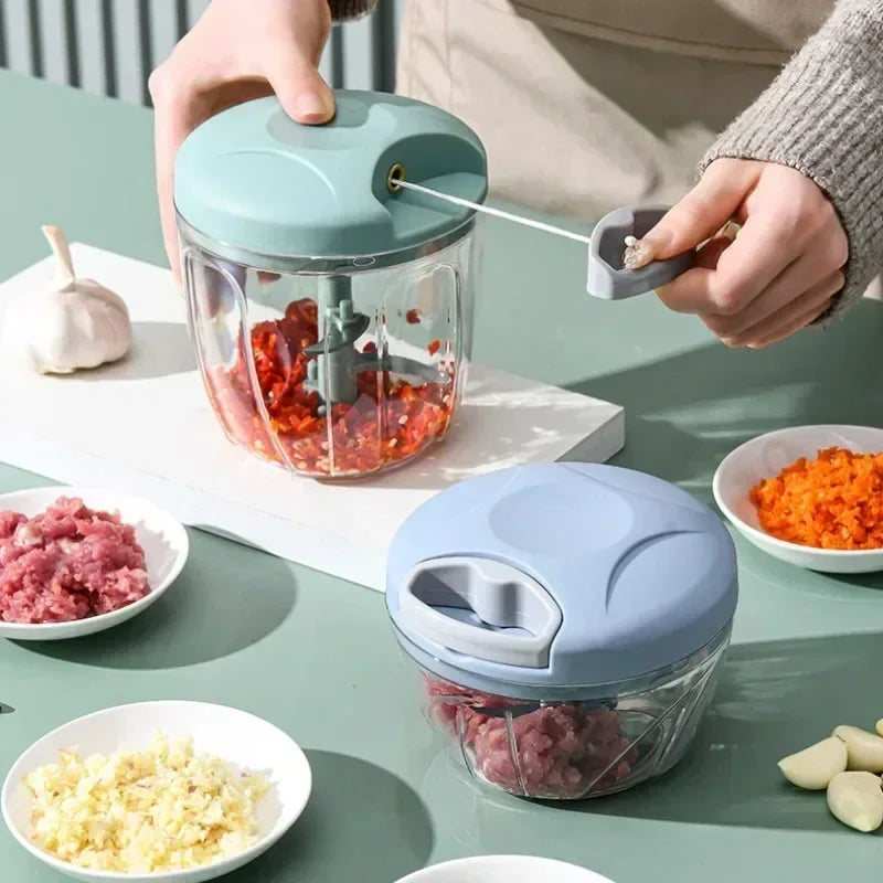 Manual Garlic &amp; Vegetable Chopper, 500/900ml