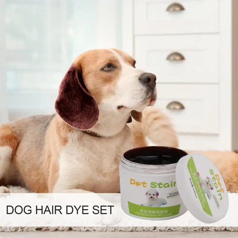 Pet Hair Dye Cream 100ML | Plant-Based, Safe &amp; Vibrant Colors for Cats &amp; Dogs