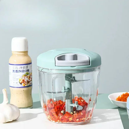 Manual Garlic &amp; Vegetable Chopper, 500/900ml