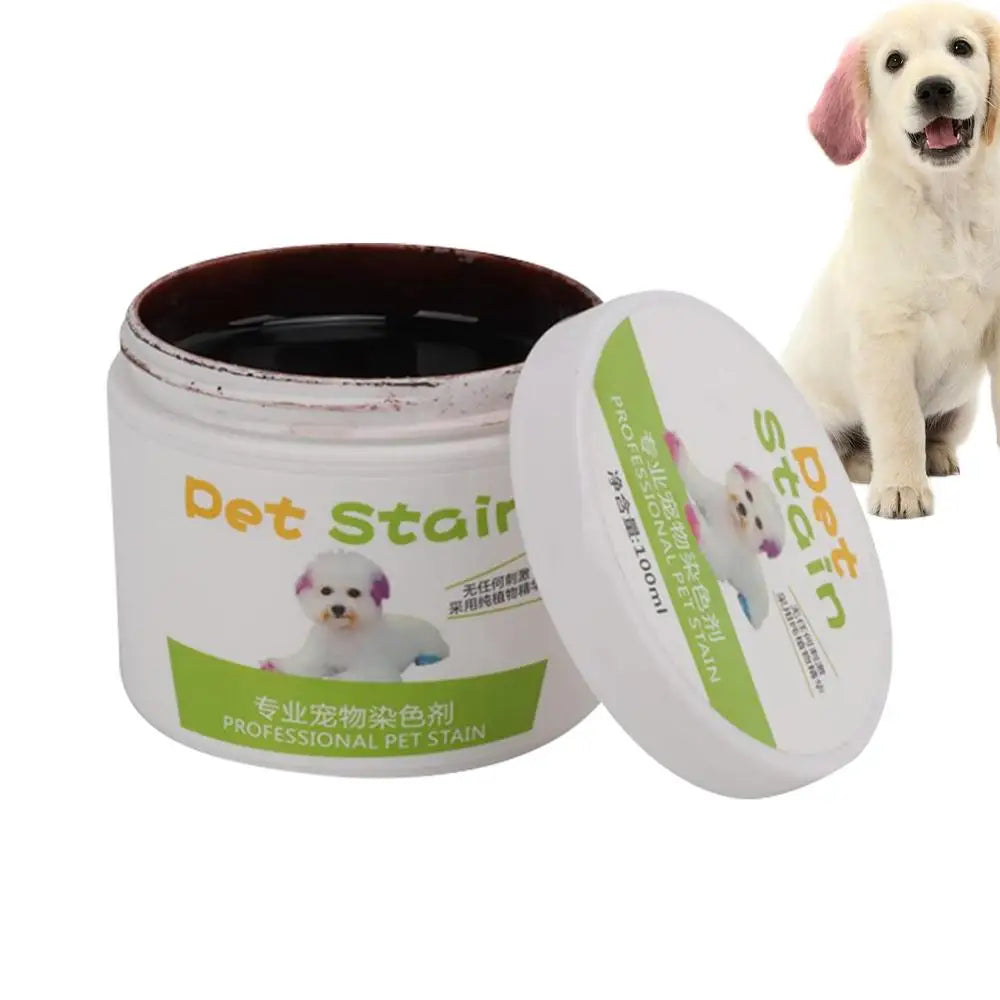 Pet Hair Dye Cream 100ML | Plant-Based, Safe &amp; Vibrant Colors for Cats &amp; Dogs