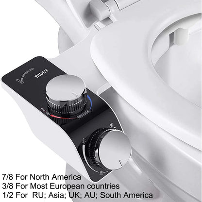 Non-Electric Bidet Toilet Seat Attachment