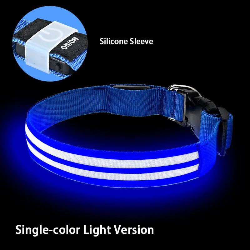 LED Rechargeable Light Up Dog Safety Collar