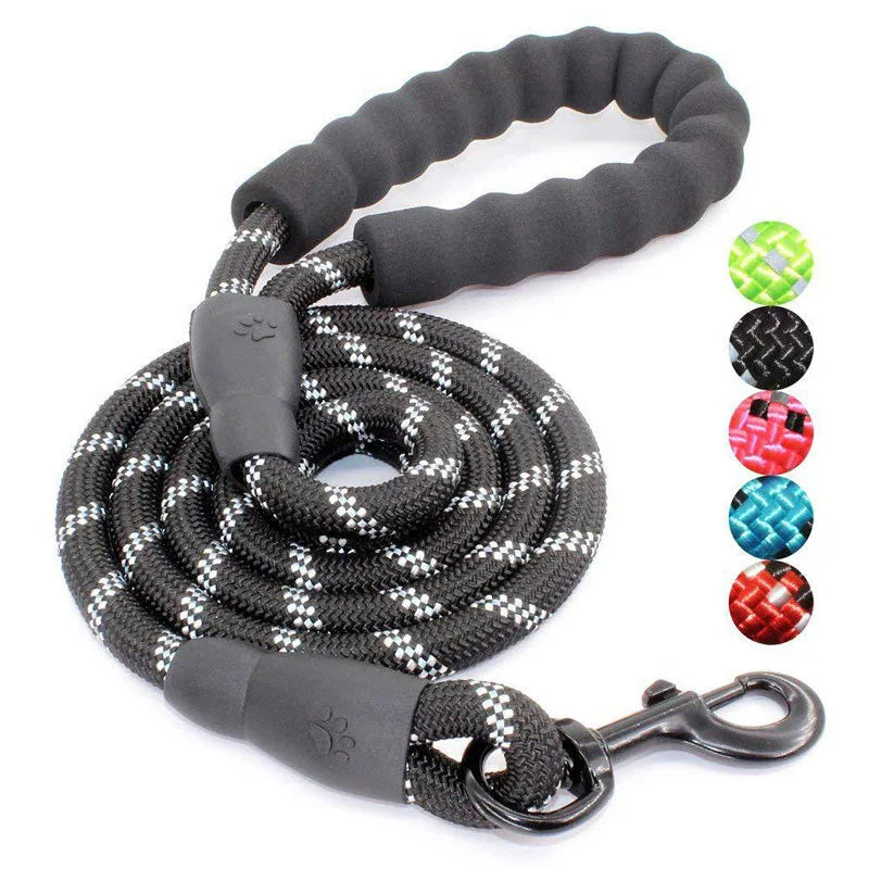 1.5m Reflective Dog Leash with Padded Handle