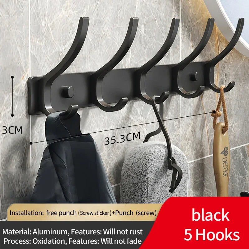 Wall Mounted Robe &amp; Towel Hooks