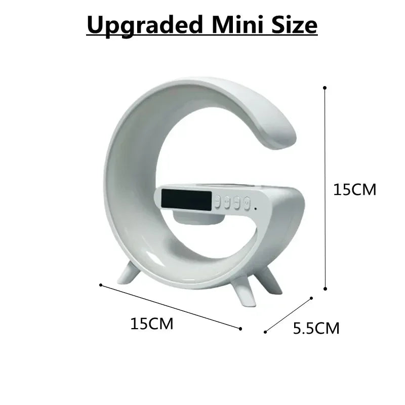 3-in-1 Wireless Charger with Speaker &amp; RGB Light