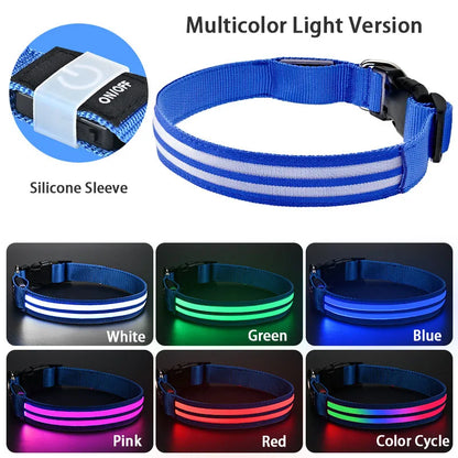 LED Rechargeable Light Up Dog Safety Collar