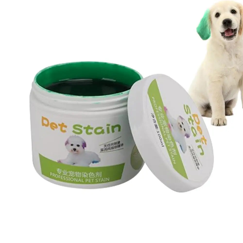 Pet Hair Dye Cream 100ML | Plant-Based, Safe &amp; Vibrant Colors for Cats &amp; Dogs