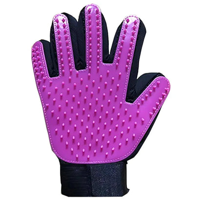 Silicone Pet Hair Removal Gloves - Multicolor