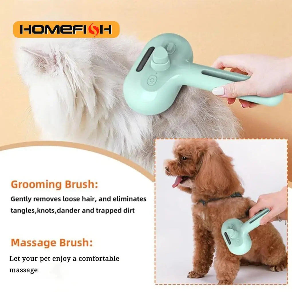 Steam Dog Grooming Brush
