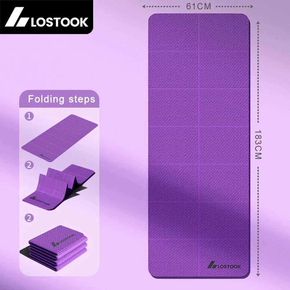 Foldable TPE Yoga Mat