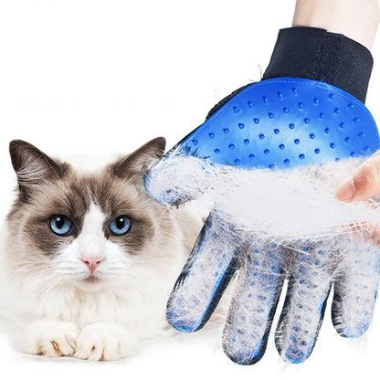 Silicone Pet Hair Removal Gloves - Multicolor