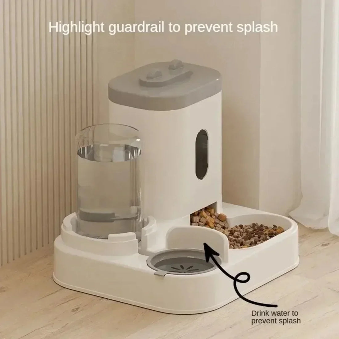 Automatic Pet Feeder &amp; Water Dispenser