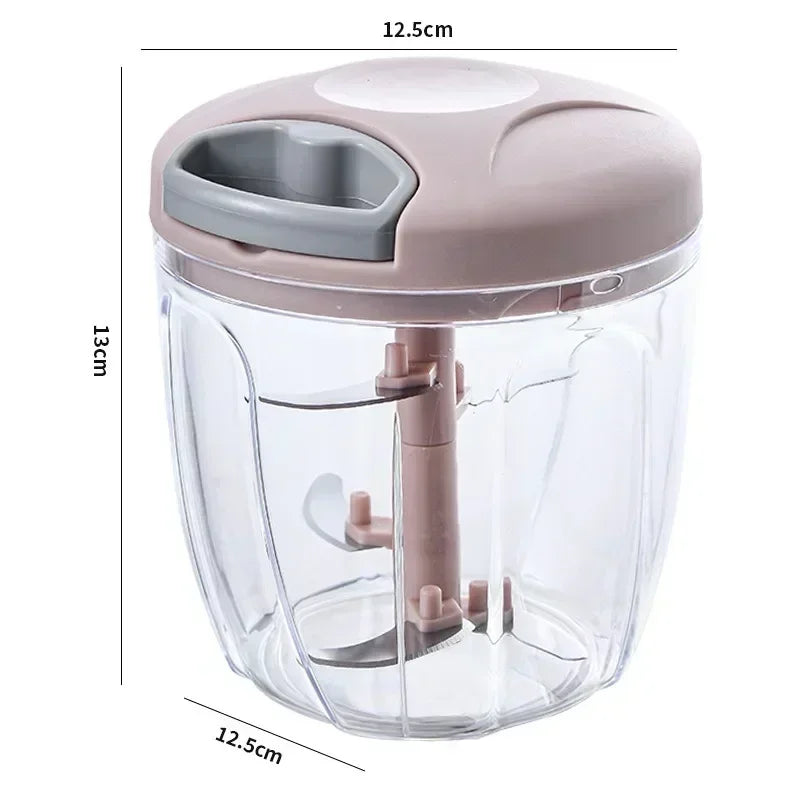 Manual Garlic &amp; Vegetable Chopper, 500/900ml