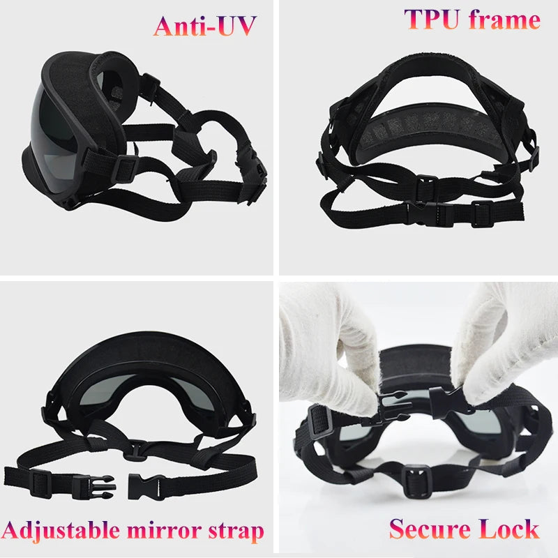 Dog Goggles – UV Protection, Windproof, Anti-Fog