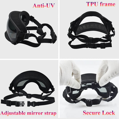Dog Goggles – UV Protection, Windproof, Anti-Fog