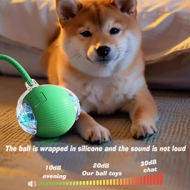 Smart Auto-Rolling Dog Ball Toy