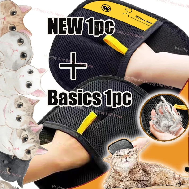 Pet Hair Cleaning Glove - Double-Sided Multifunctional Tool
