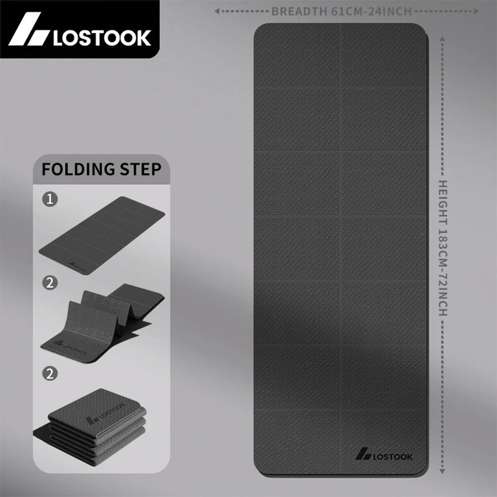 Foldable TPE Yoga Mat